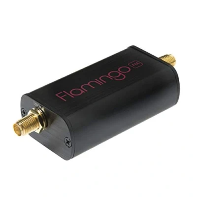 Obrázek Flamingo+ FM blokovací filtr v2 (FM Notch Filter) pro aplikace Software Defined Radio (RTL SDR). Blokuje problematické frekvence 88 108 MHz z vašeho SMA připojeného rádia