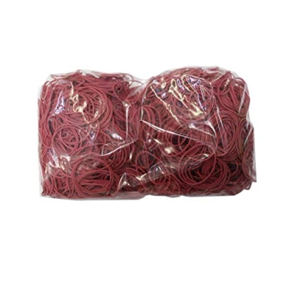 Obrázek Alco pro Albert 7421 gumové kroužky, průměr 25 mm, 1 kg, Červená