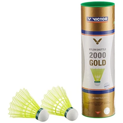 Obrázek VICTOR Nylon Shuttle 2000 zlato bílá zelená