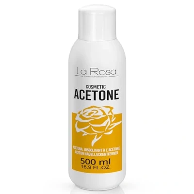 Obrázek LaRosa ACETON Nagellackentferner 500ml Entferner für Nagellack, Nail Gel, Acryl, Nagelkleber und Tipps