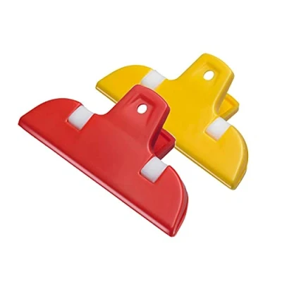 Obrázek Westmark 2 velké sáčky / uzavírací svorky, plast, maxi, žlutá/červená, 52162230