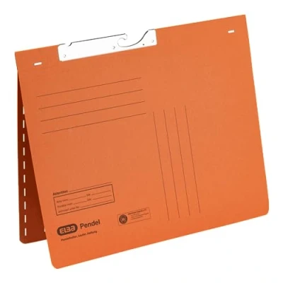 Obrázek ELBA 100560097 závěsné sešívačky 50 ks kartónů obchodní sešívání a děrování z kartonu 250 g/m² oranžové