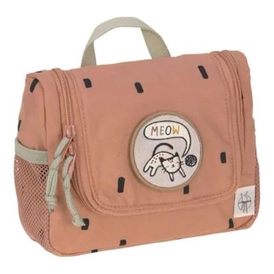 Obrázek LÄSSIG Dětská kosmetická Taška na prádlo toaletní k zavěšení/Mini Washbag, Happy Prints karamel, praní pro děti