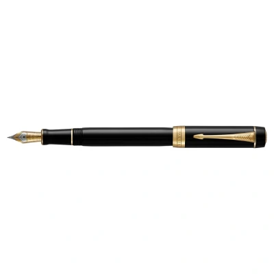 Obrázek Plnicí pero Duofold Prestige od Parker se středně velkým psacím hrotem, paladiový povrch / obruba, v dárkovém balení