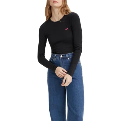 Obrázek Levi&#039;s BABY TEE Top s dlouhým rukávem, Ženy, Velikost: XXS, Black