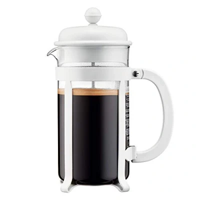 Obrázek Bodum Kávovar 1903 913 Java, 3 šálky, 0,35 l, vícevrstvý, bílý, 7,5 x 13,5 18,9 cm