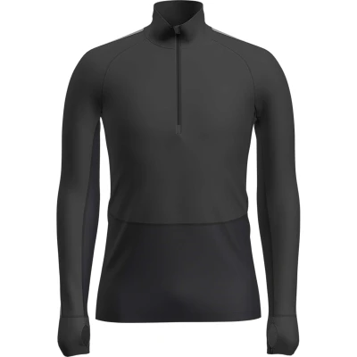 Obrázek Icebreaker Merino Zoneknit 260 LS HALF ZIP Top s dlouhým rukávem, Muži, Velikost: XL, Jet hthr blk h cb