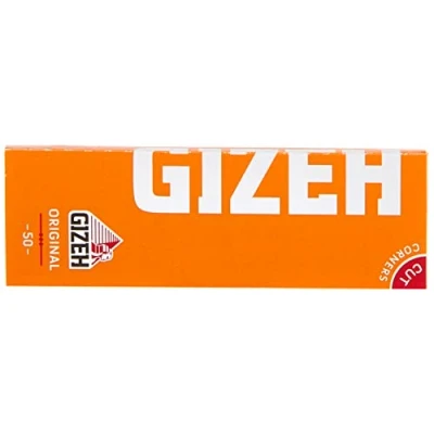 Obrázek GIZEH Originální lístky k vlastnímu otáčení Regular Size Cut Corners balení 50 ks po prémiových papírech (23,5 g/m²)