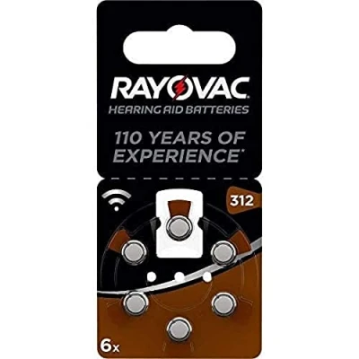 Obrázek Rayovac Lithium Knopfzellen 312 in Original Blisterverpackung