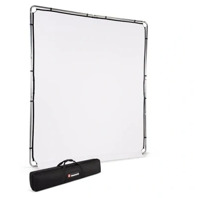 Obrázek Manfrotto EzyFrame fotografie/video velkoformátový skládací pozadí Kit 2 x 2,3 m hliník dodává se s pevným přepravním kufříkem extrémně přenosná LL LB7950