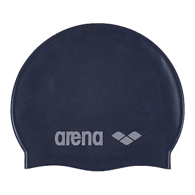 Obrázek ARENA Unisex dospělí Classic Youth Silicone Swim Cap For Boys And Girls plavecká čepice, denim Silver (71), jednotná velikost EU