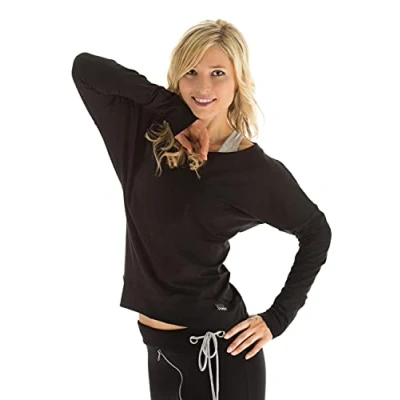 Obrázek WINSHAPE Dámské volnočasové sportovní Dance Fitness Ws2 Longsleeve, černé, M EU