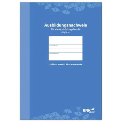Obrázek RNKVERLAG 5082 blok pro všechny učňovské profese, každodenní zápisy, 1 kus