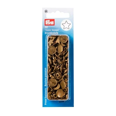 Obrázek Prym 393111 patentka Color Snaps kulaté 12,4 mm zlato, plast,