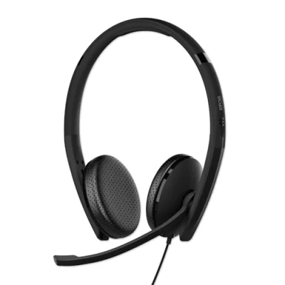 Obrázek EPOS C10 USB headset s mikrofonem, kabelová sluchátka jednoduchým a flexibilním připojením C technologií BrainAdapt.