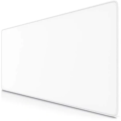 Obrázek TITANWOLF XXL Speed Gaming podložka pod myš 900 x 400 mm, myš, Large Size velká, zlepšuje přesnost a rychlost, omyvatelná, pro Microsoft Logitech klávesnice, bílá