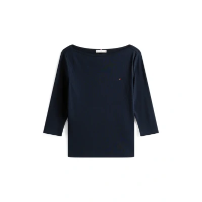 Obrázek Tommy Hilfiger SLIM CODY BOAT Top s dlouhým rukávem, Ženy, Velikost: XXS, Desert sky