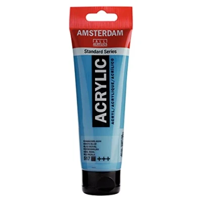 Obrázek Amsterdam Standard Series akrylová barva tuba 120 ml královská modrá 517 (17095172)