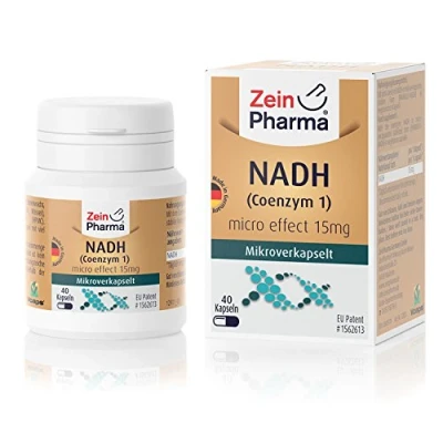 Obrázek ZeinPharma Koenzym stabilizovaný &amp; patentovaný NADH od PANMOL1 15 mg, 40 kapslí