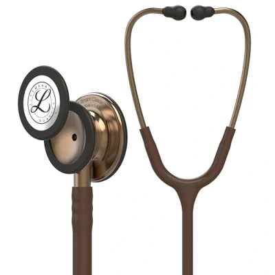 Obrázek Stetoskop 3M Littmann Classic III pro sledování, hrudní díl v barvě mědi, hadice čokoládové barvě, 69 cm, 5809