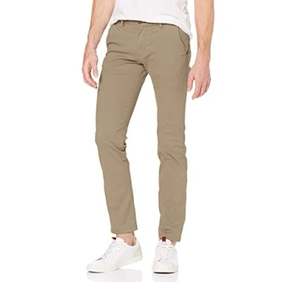 Obrázek Bugatti Chino Modern Fit kalhoty pro volný čas dlouhé strečové bavlna, Béžová (béžová 40)