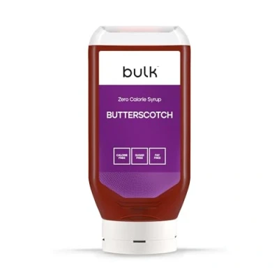 Obrázek Bulk Nekalorický sirup, bez cukru, kalorií, karamelový bonbon, 400 ml