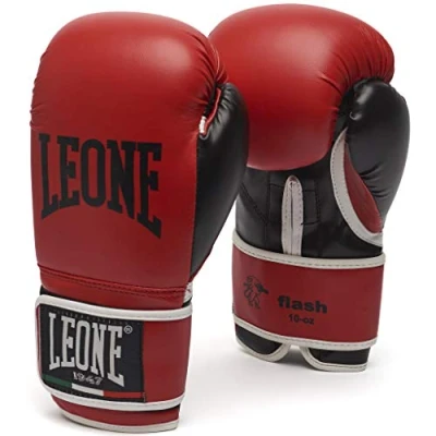 Obrázek LEONE 1947, Flash boxerské rukavice, unisex pro dospělé, červené, 10 OZ, GN083