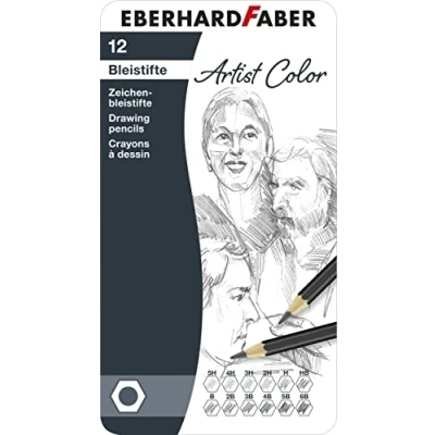 Obrázek Eberhard Faber 516913 sada tužek Artist Color, 12 kreslicích v kovovém pouzdře