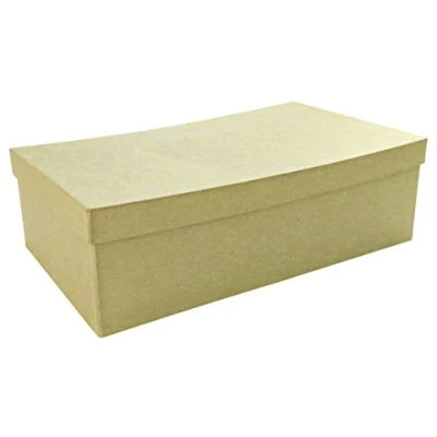 Obrázek Décopatch BT9011O Box (aus Pappmaché zum Verzieren und Personalisieren, 13,5 x 22 5,5 cm) 1 Stück kartonbraun