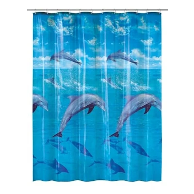 Obrázek Kleine Wolke Sprchový závěs Dolphin, 180x200 cm, Multicolor