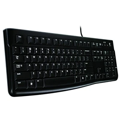 Obrázek Logitech K120 kabelová klávesnice pro Windows, španělské rozložení QWERTY černá