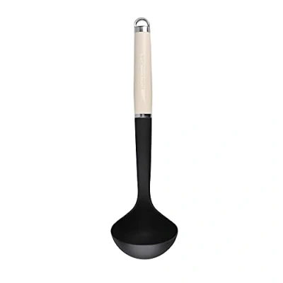 Obrázek KitchenAid Schöpfkelle, Hitzeresistent, Antihaftbeschichtung, Kochutensil Almond Creme