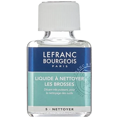 Obrázek Lefranc &amp; Bourgeois čistič štětců, vhodný pro všechny olejové barvy, 75 ml láhev