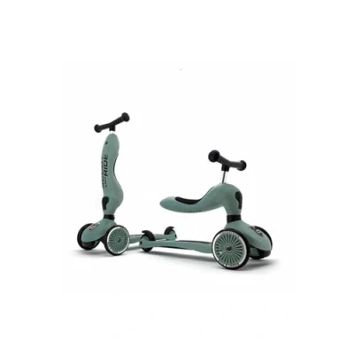Obrázek Scoot &amp; Ride 3416 Highwaykick 1 Forest Scooter se sedadlem