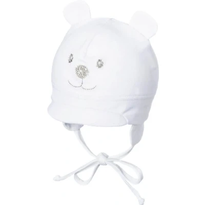 Obrázek Sterntaler Baby chlapecká čepice 4001466, bílá
