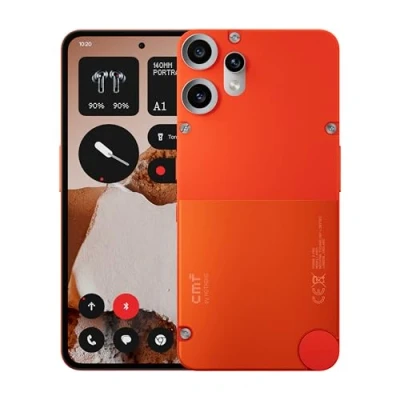 Obrázek CMF Phone 2 Pro 128GB 5G smartphone s 50MP kamerou a 20x zoom, 6,77&quot; FHD+ AMOLED displej 120Hz, baterie 5000 mAh, Nothing OS 3.2 oranžový