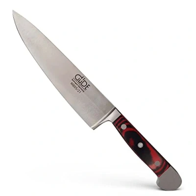 Obrázek GÜDE Solingen kovaný kuchařský nůž, 21 cm, Micarta, ALPHA MIKARTA, kuchyňský dvojitá hlava, ruční výroba Germany