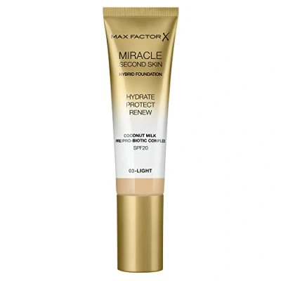 Obrázek Max Factor Miracle Second Skin Foundation LSF 20 barva 03 Light, 30 ml