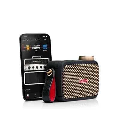 Obrázek Positive Grid Spark GO 5 W ultra přenosný, inteligentní kytarový zesilovač, zesilovač sluchátek a Bluetooth reproduktor s chytrou aplikací pro elektrickou kytaru, akustickou kytaru nebo basy