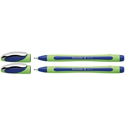 Obrázek Schneider Xpress Fineliner (inkoust vhodný pro dokumenty, tloušťka linky 0,8 mm, Made in Germany) sada 2 ks, modrá