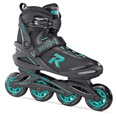Obrázek Roces Dámské inline brusle Icon, Black/Aqua, 40, 400822 001