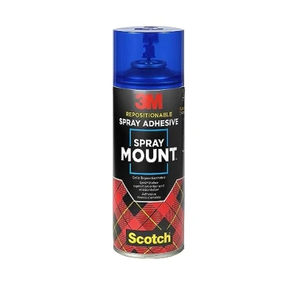 Obrázek Lepidlo ve spreji SprayMount, vlhké, s možností odlepení, 400 ml, ml