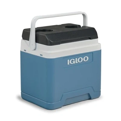 Obrázek IGLOO Pasivní chladicí box IP24 24 l, ledově modrý termo box, na led pro volný čas, do zaměstnání a kempování