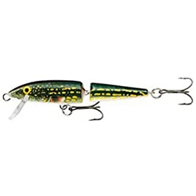 Obrázek Rapala Jointed rybářská návnada Rybářské příslušenství z balzového dřeva sladkovodní na spřádání hloubka nástrahy 0,9 4,2 m rybí 13 cm, 18 g vyrobeno v Estonsku štika
