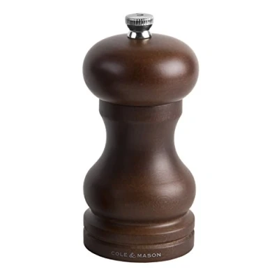 Obrázek Cole &amp; Mason HA0825P Beech Capstan mlýnek na sůl, přírodní bukové dřevo, 200 mm, Precision+, obsahuje 1 x pepř