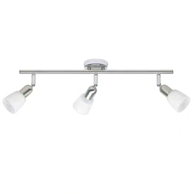 Obrázek BRILLIANT Lampa Sofia Spotrohr 3flg železo/chrom/bílá 3x D45, E14, 40 W, vhodné pro žárovky kapky (není součástí dodávky) hlavy otočné