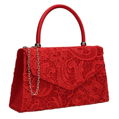 Obrázek Swank Yswans dámské Kendall Lace Smart elegantní taška, jednotná velikost červená