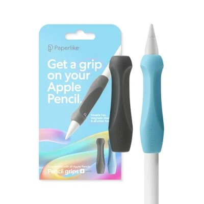 Obrázek Paperlike &#039;s Pencil Grips Pro Apple 1. &amp; 2. generace, USB C 2dílná sada ergonomická přesnost
