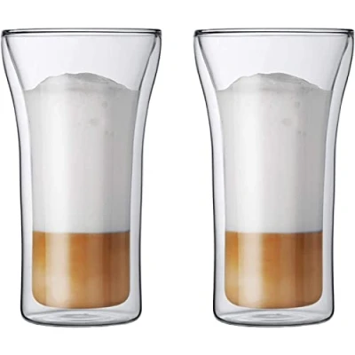 Obrázek Skleněné sklo Bodum 4547 10 Assam 2 kusy, dvoustěnné, 0,4 l, průhledné, 0,4L