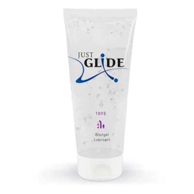 Obrázek Just Glide Hračky citově intenzivní lubrikační gel pro ženy a muže, dlouhodobé potěšení ze sexuálních hraček, na vodní bázi, veganský, 200 ml